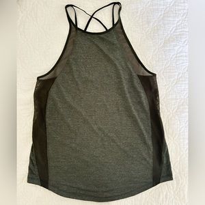 LULULEMON Lightweight high neck flowy tank Olive green 4